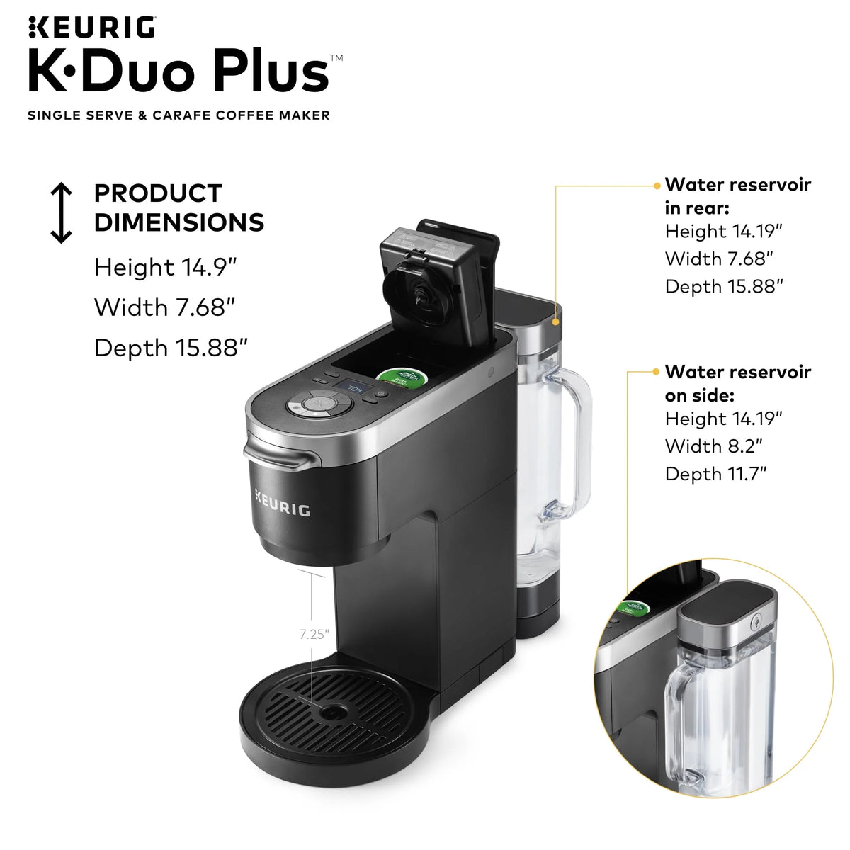 Single Serve & Carafe Coffee Maker M627327
