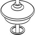 Chrome Diverter Spout Cap U184898