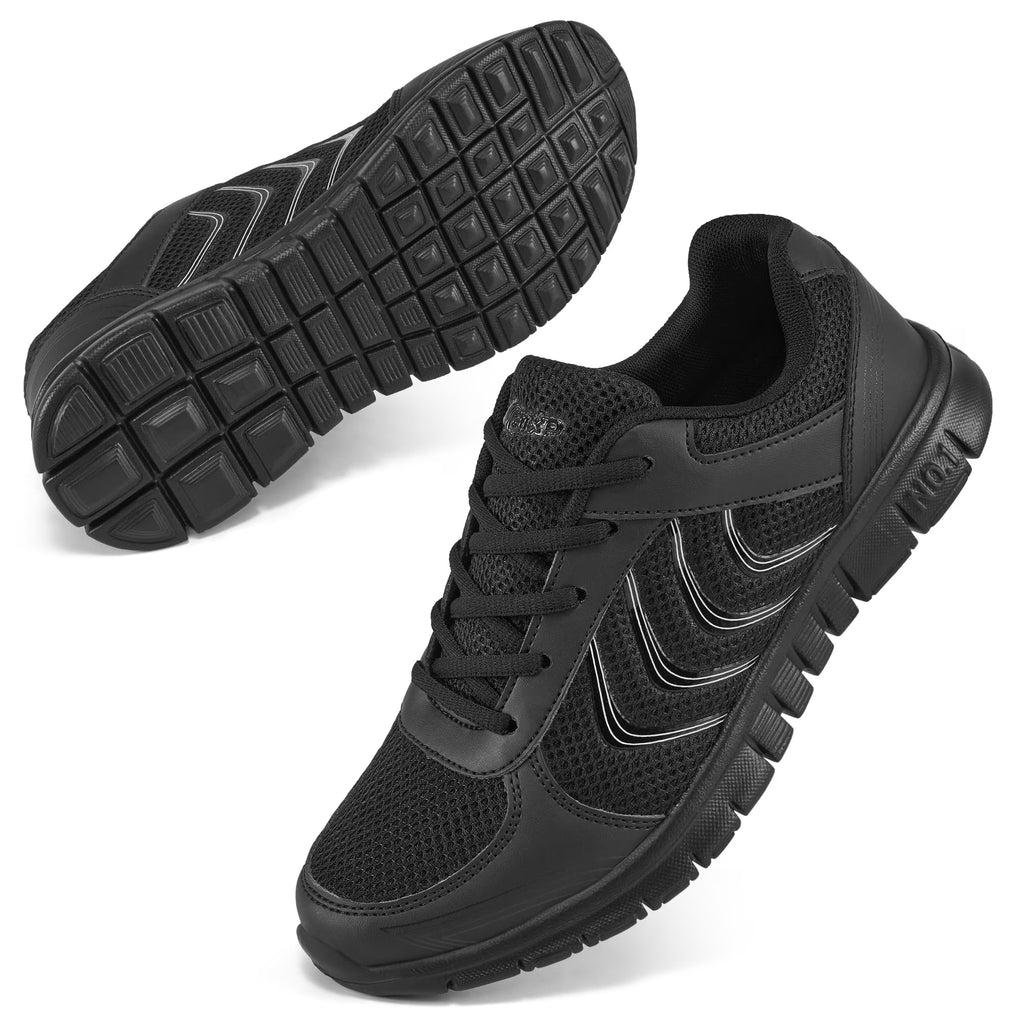 Womens Sneakers Breathable Mesh Lace-up Running Athletic Walking Shoes W75696