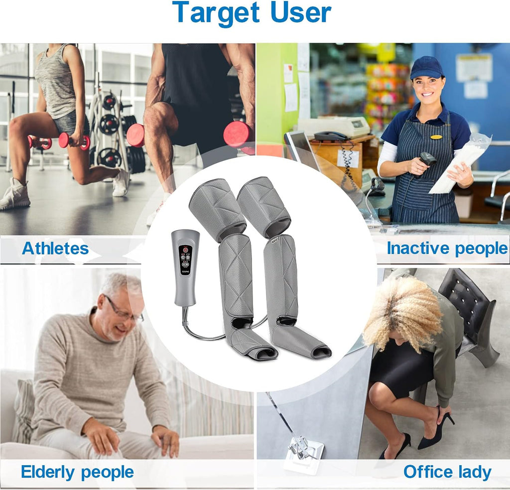 Adjustable Leg Massager with 6 Modes 4 Intensities M38856