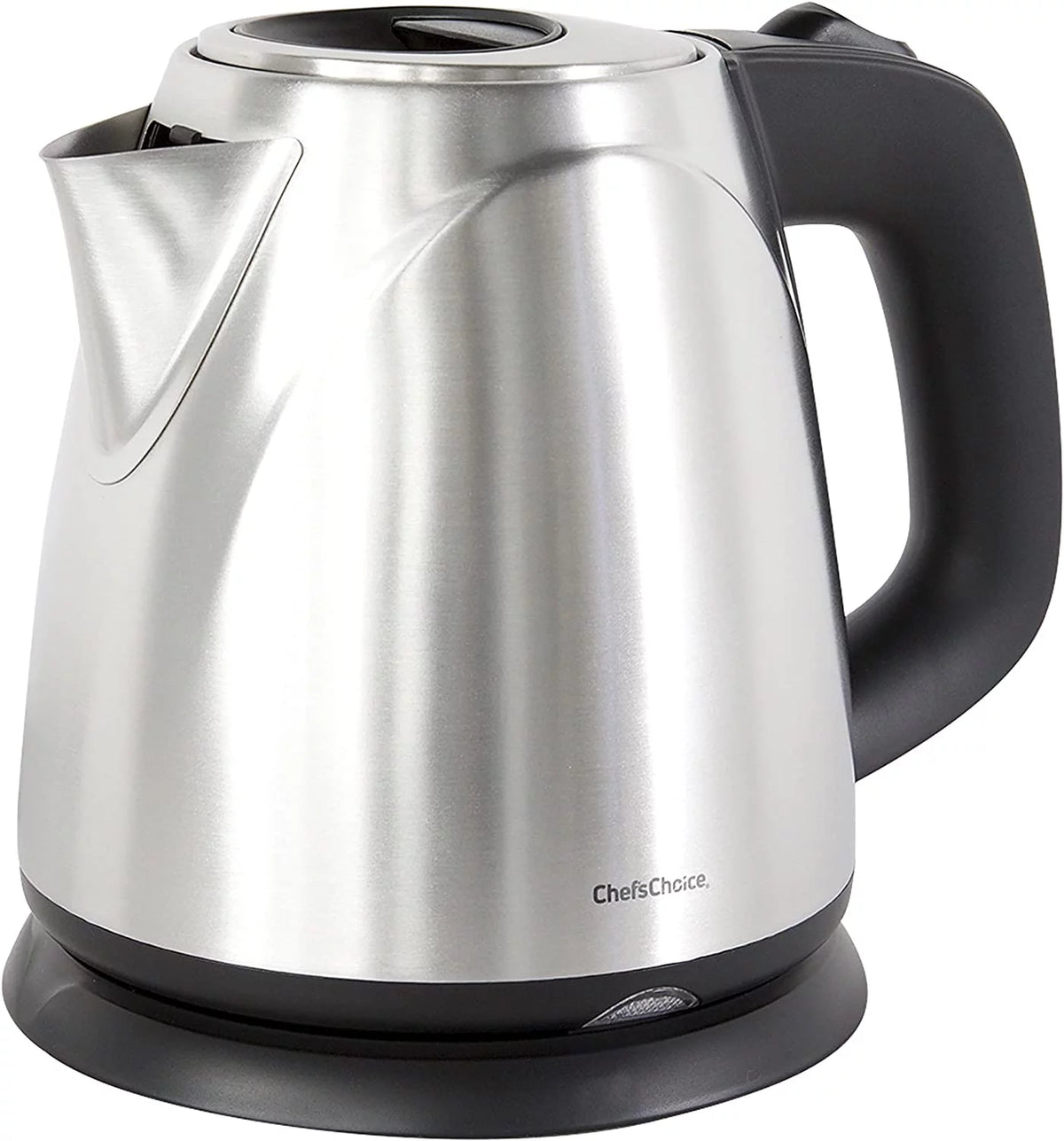 Cordless Compact Electric Kettle in Brushed Stainless Steel, 1-Liter, Silver Q205