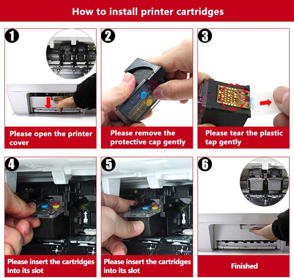 Black and Tri-Color Ink Cartridges S896