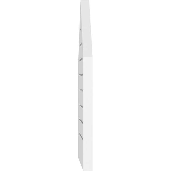 Peaked Top Surface Mount PVC Gable Vent T687