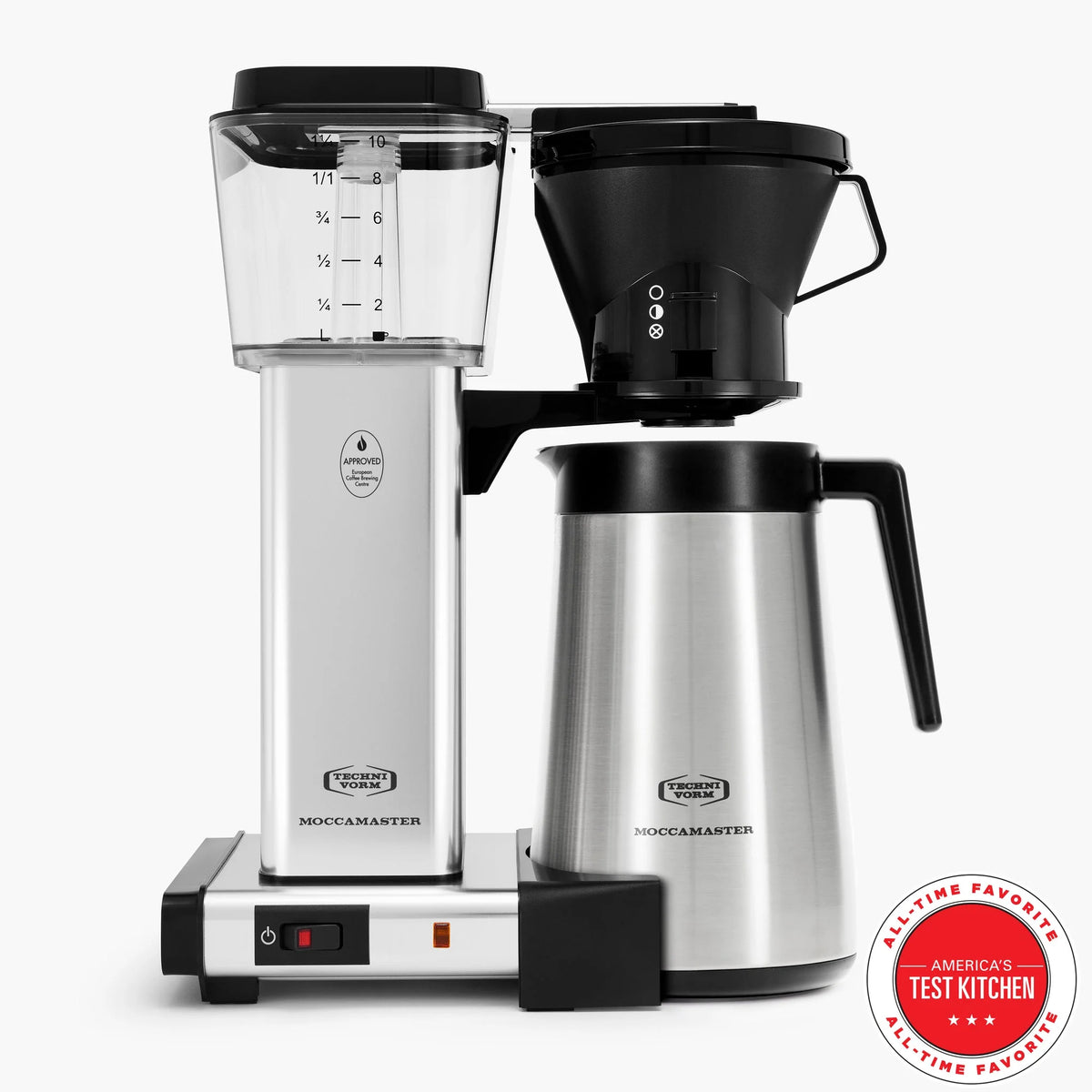 Coffee Maker in Polished Silver S393