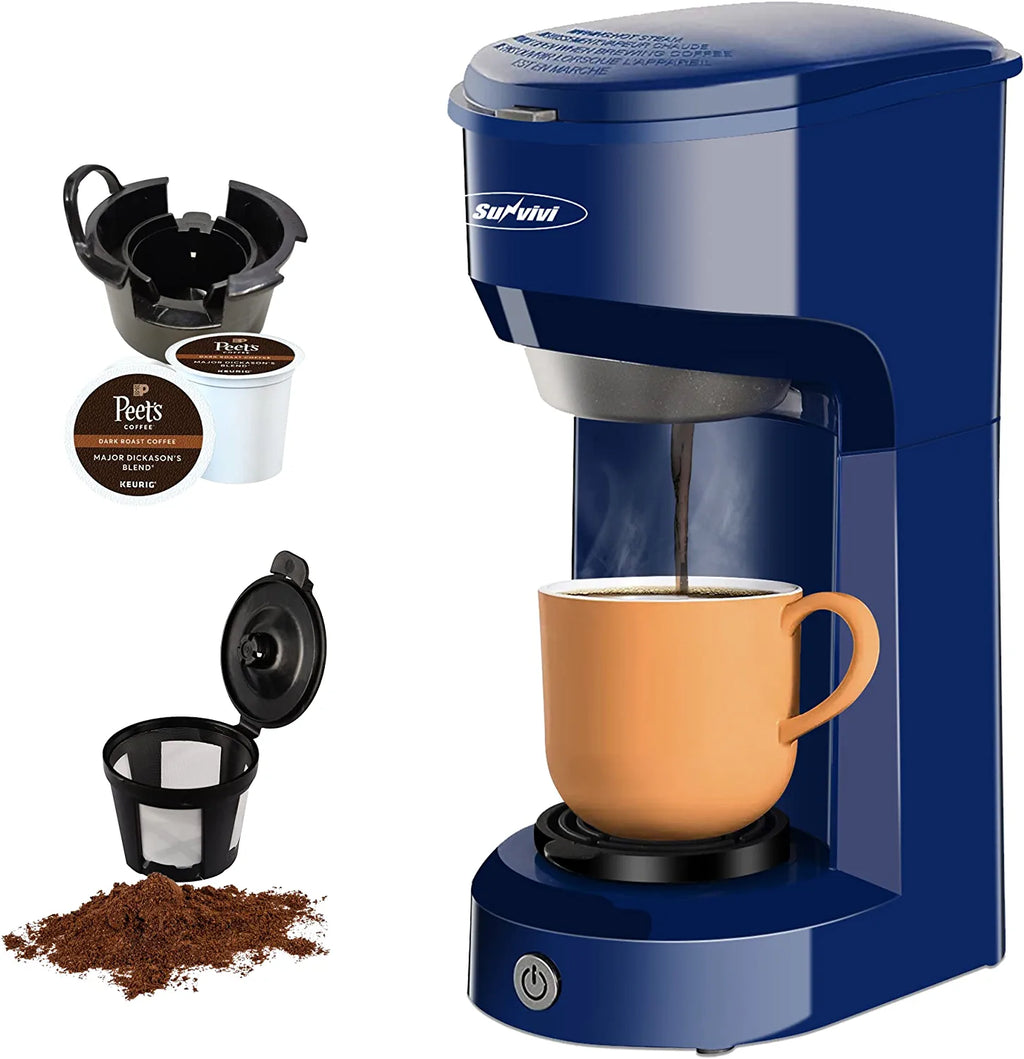 Single Serve Coffee Maker with 30 oz Removable Reservoir M50742