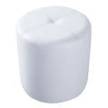 Round Vinyl Ottoman Stool M50102