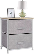 2 Drawer Fabric Nightstand U729441