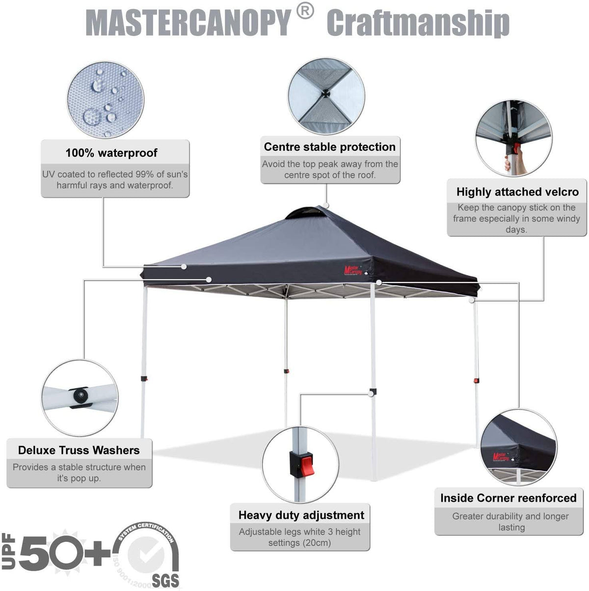 10x22 Pop-Up Canopy Tent with Wheeled Bag O19819