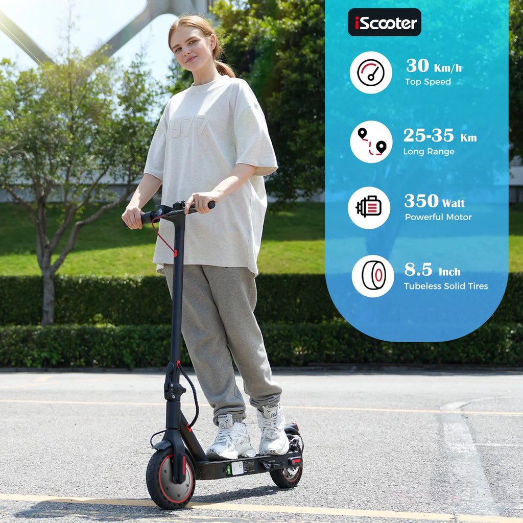 350W Foldable Electric Scooter with Double Braking System M6421