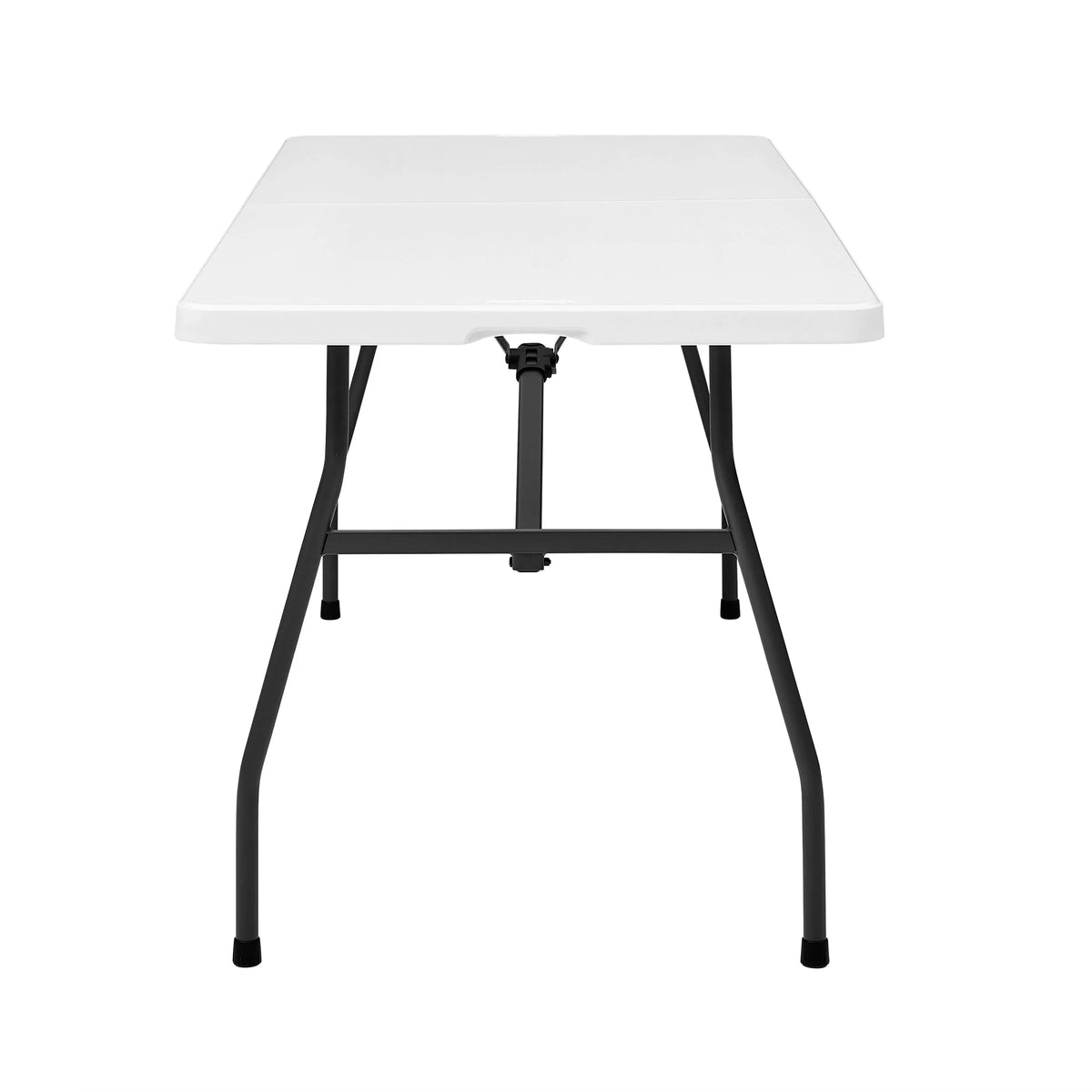White 6 Foot Fold-in-Half Plastic Table A19779
