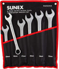 6 Piece Raised Panel Combination Wrench Set CRV N497