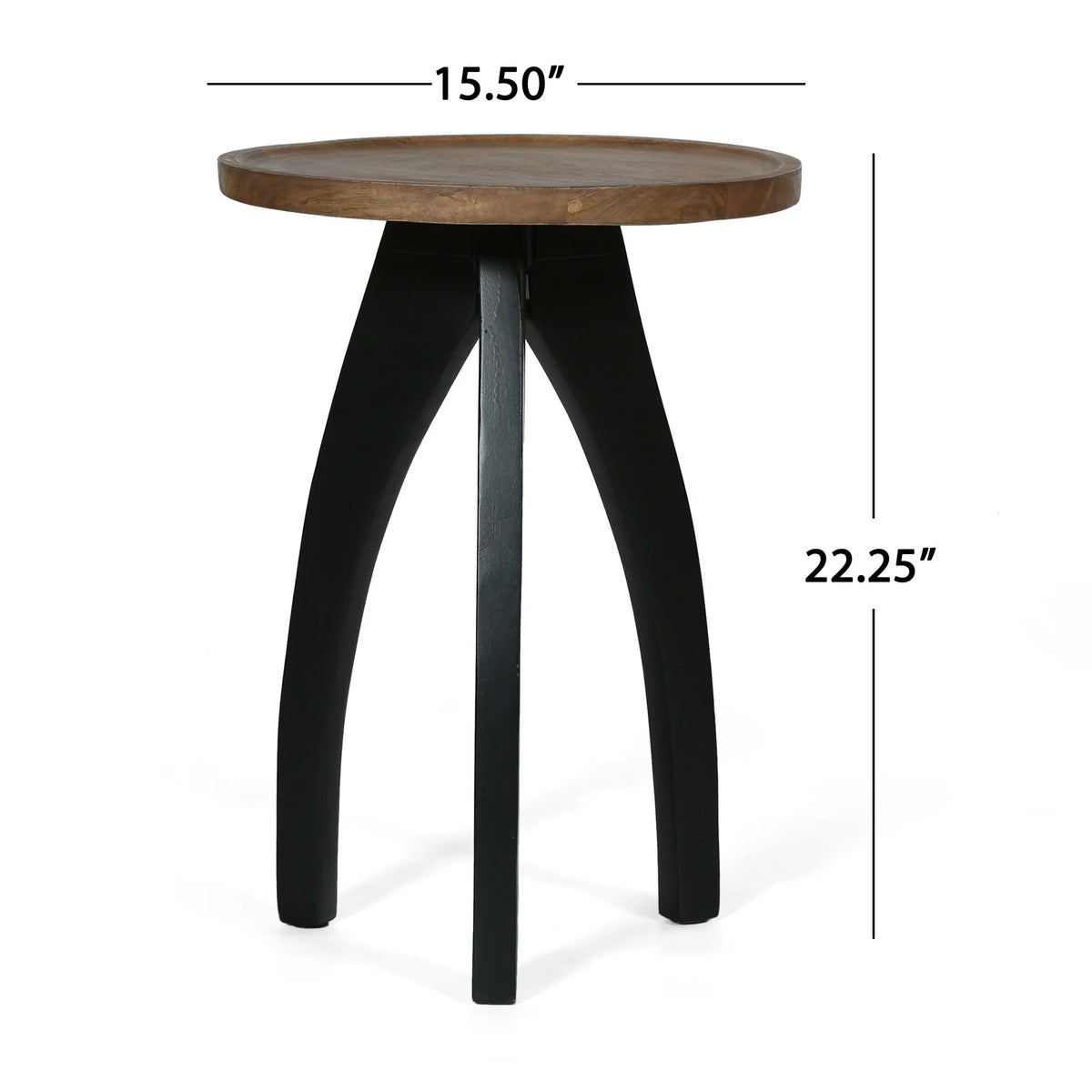 Mango Wood Handcrafted Side Table E980125
