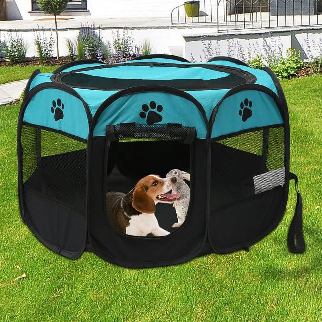 Portable Puppy Pet Tent Play Pen Folding Kennel W70841