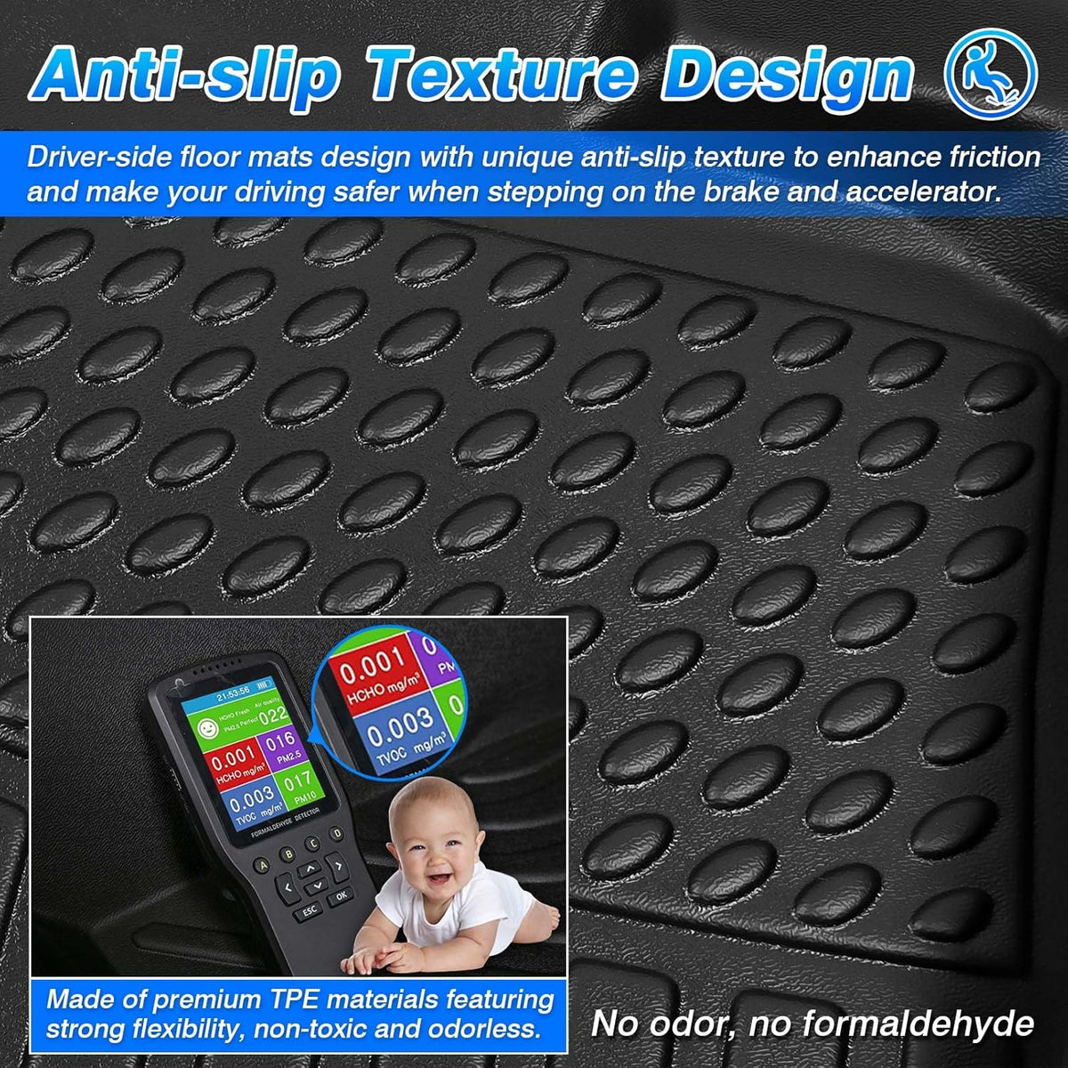 Custom Fit All Weather Floor Mats TPE S642186
