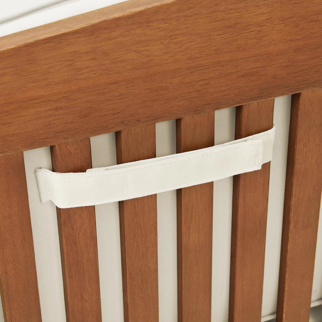Eucalyptus Wood Outdoor Bench with Cushions N8220