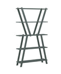 Gray Wood Bookcase U414