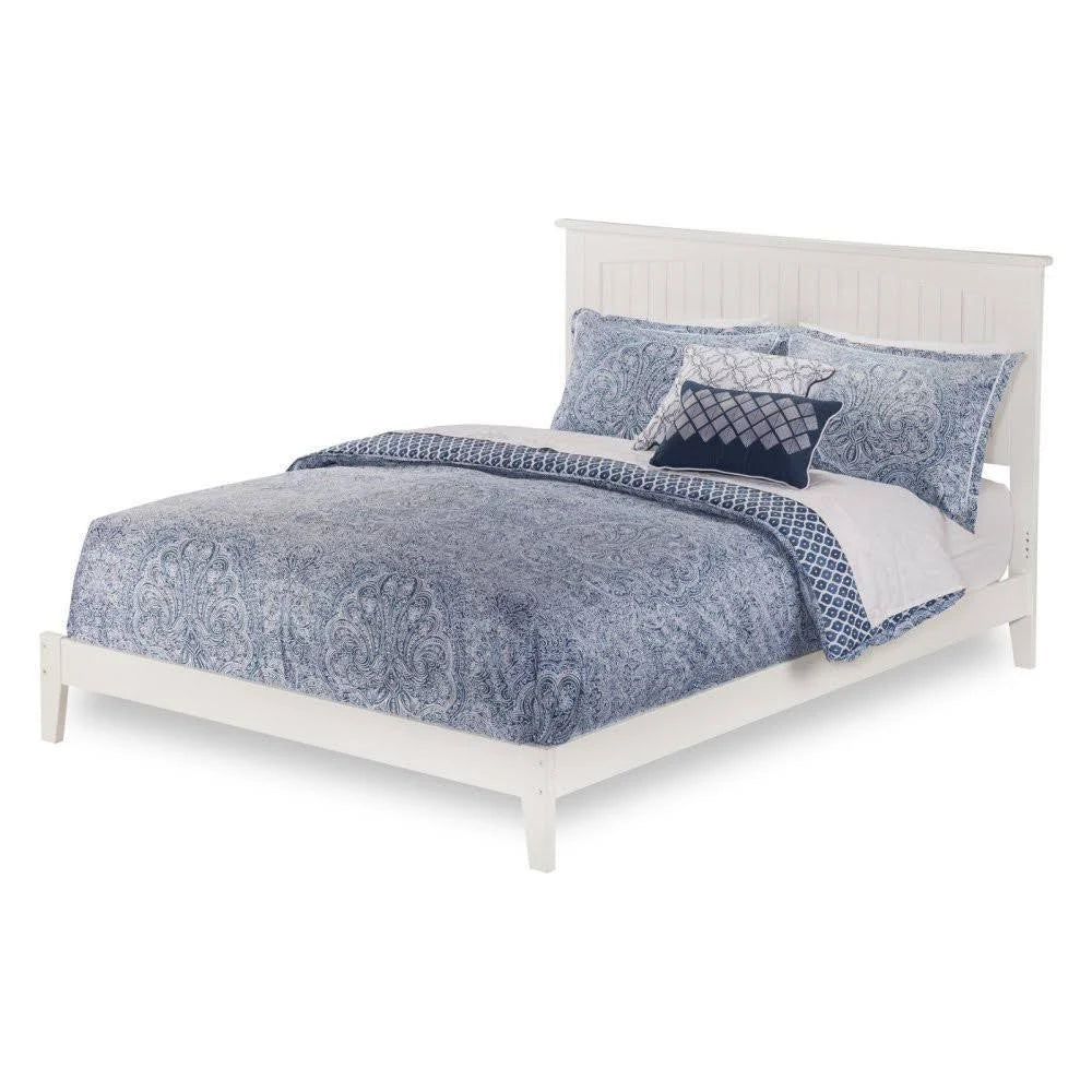 White Twin XL Traditional Bed R126736