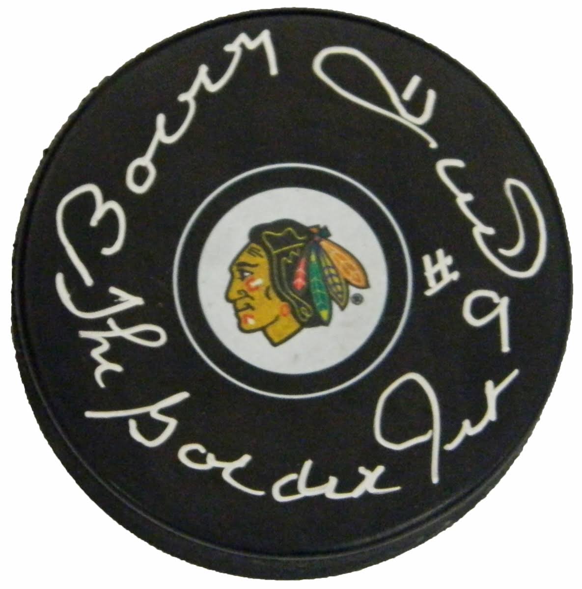 Signed Hockey Puck Z24133