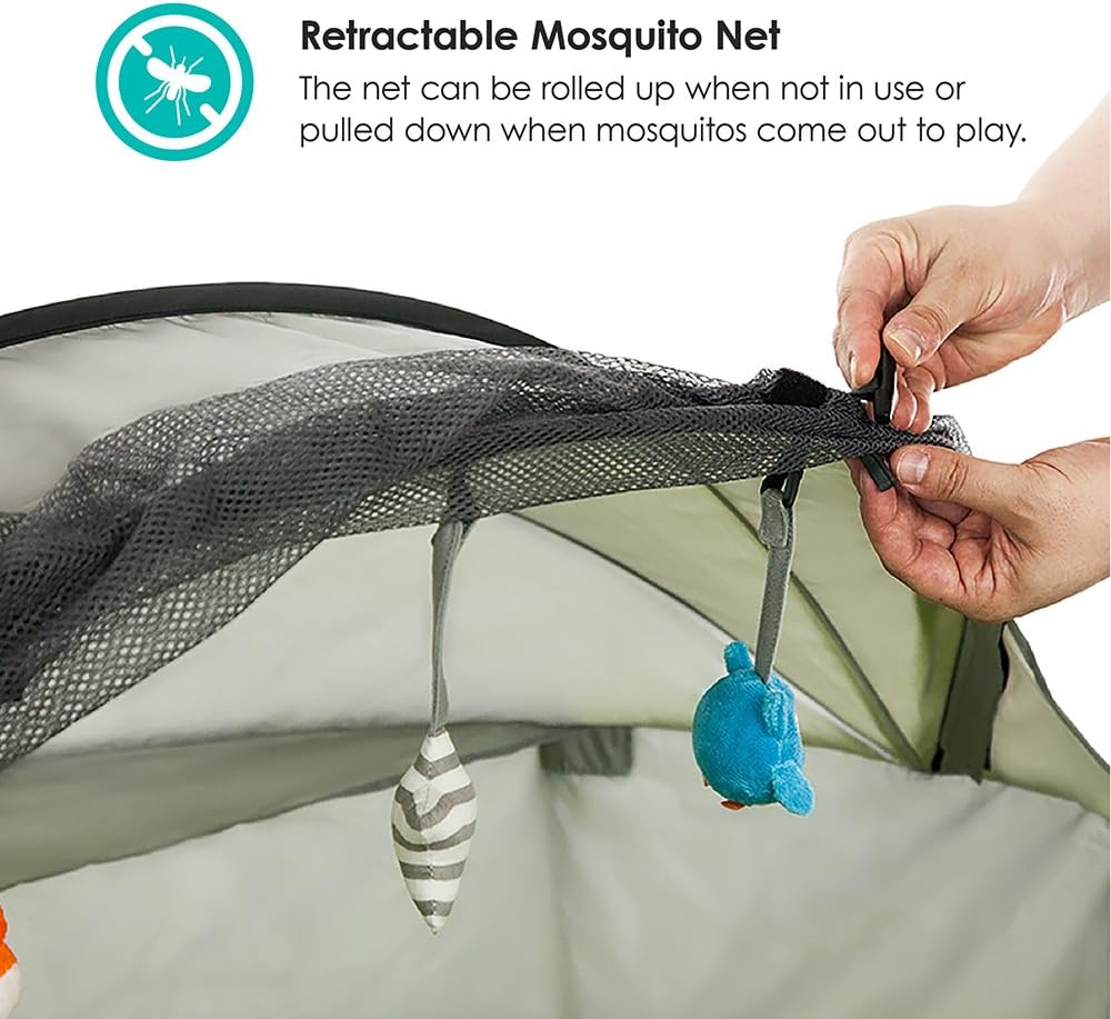 2-in-1 Travel & Play Tent with UV Protection S36715