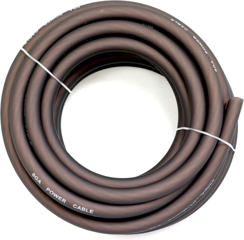 0 Gauge Red/Black Amplifier Power/Ground Wire Set 50 Feet D769