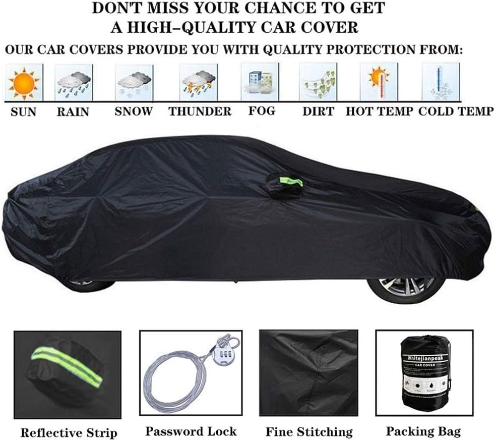 All Weather Waterproof Car Cover with Storage Bag Z444272