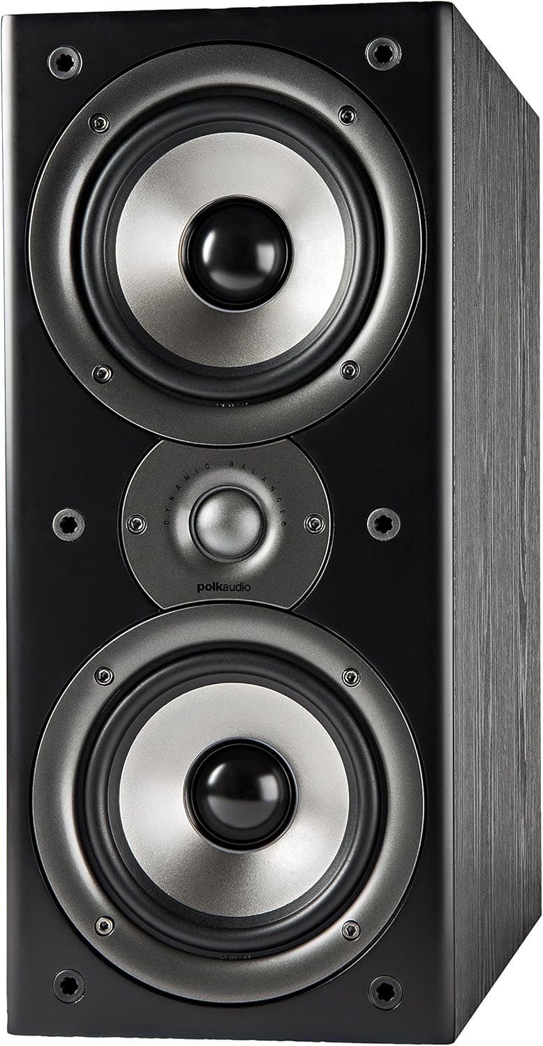Pair of Midnight Black Bookshelf or Surround Speakers H813459