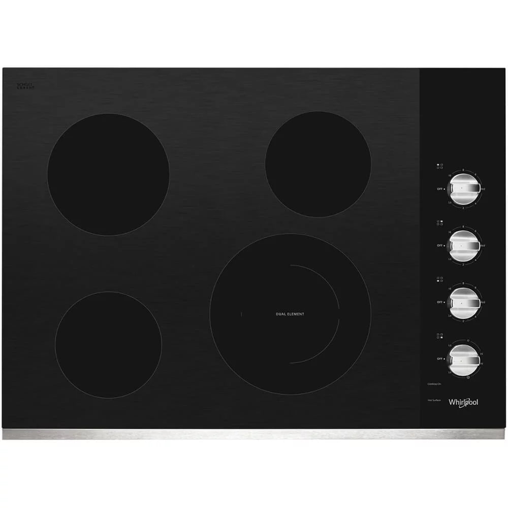 30 inch Stainless 4 Burner Electric Cooktop B7400