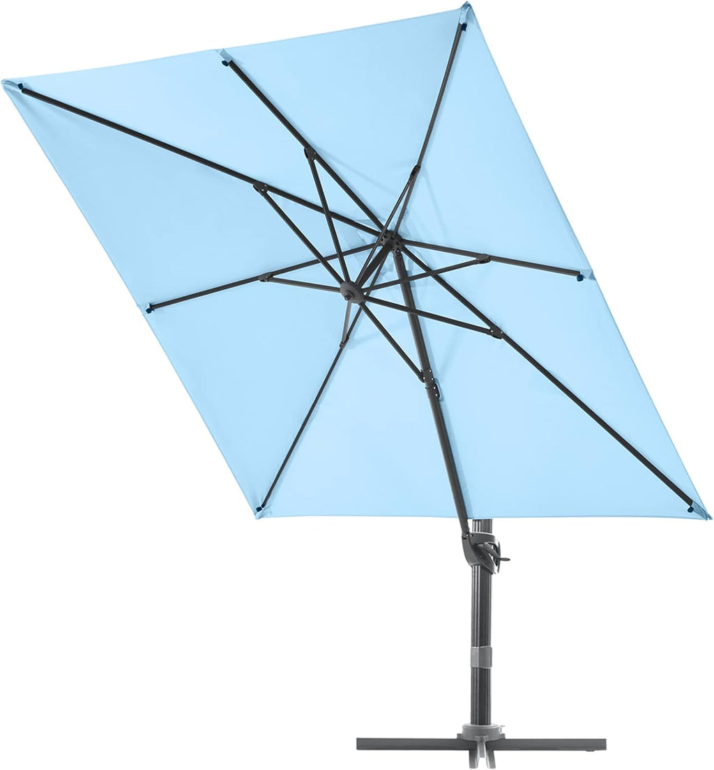 9x9 ft. Square Aluminum Cantilever Umbrella O578