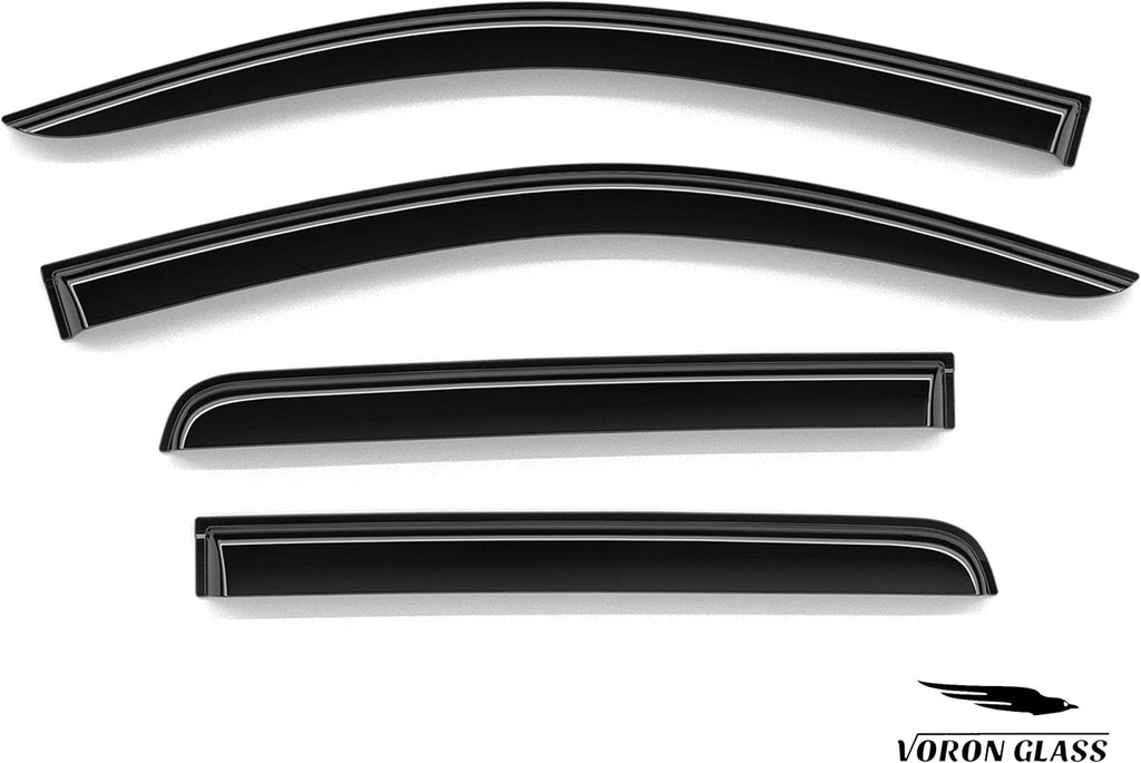 Tape-on Window Deflectors for Trucks Crew Cab 4 Pieces B821731