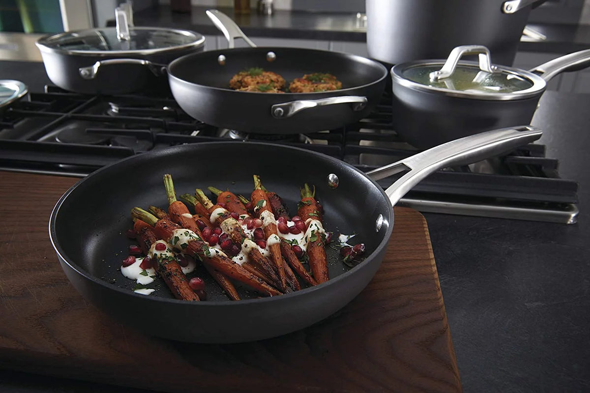 11-Piece Nonstick Cookware Set with Stay-Cool Handles F615