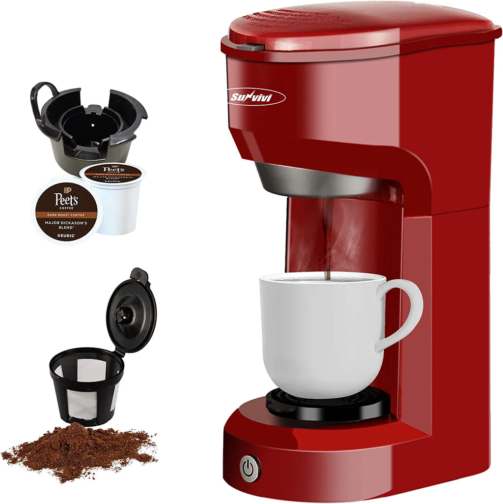 Single Serve Coffee Maker with 30 oz Removable Reservoir M50742