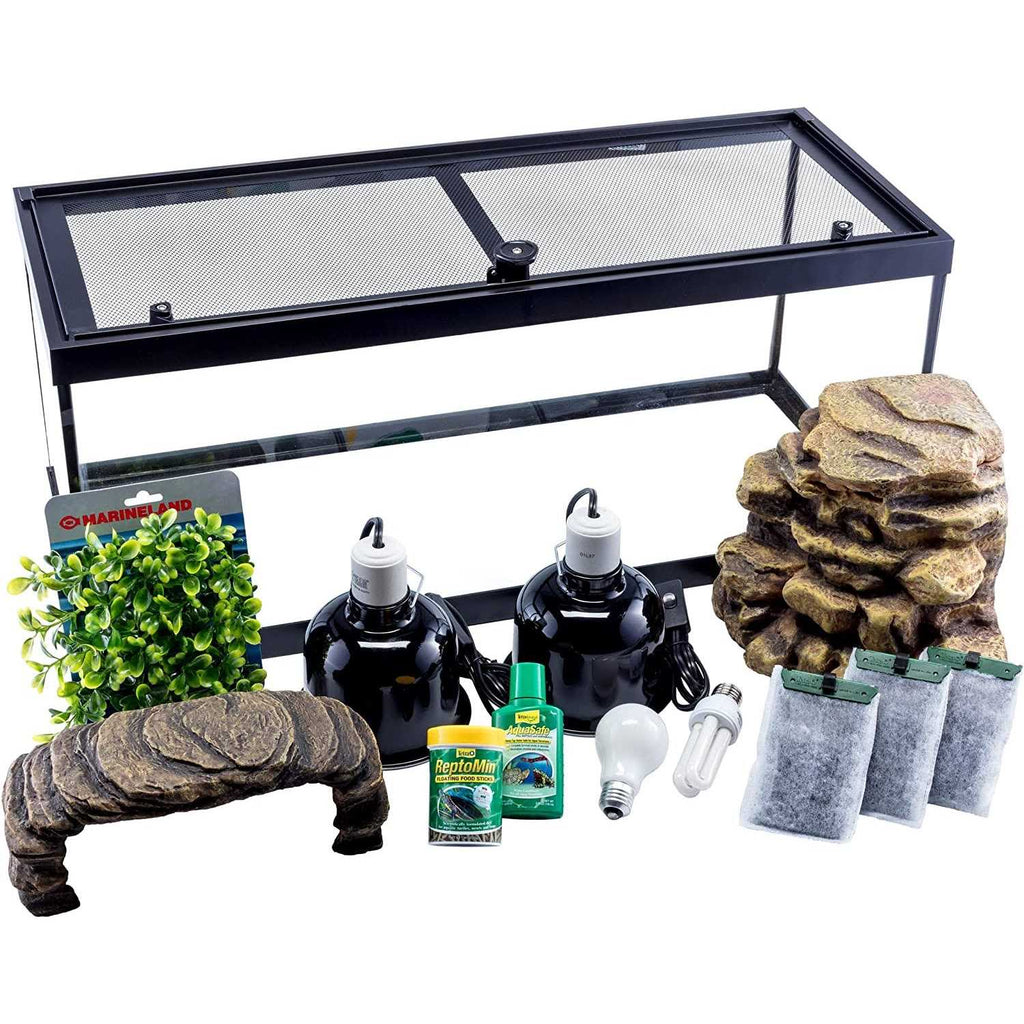 20 Gallon Aquarium With Filter And Heating Lamps U181