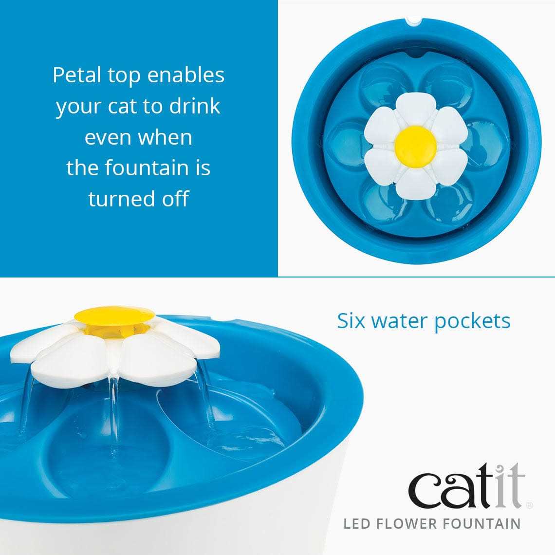 Flower Fountain with LED Nightlight S578