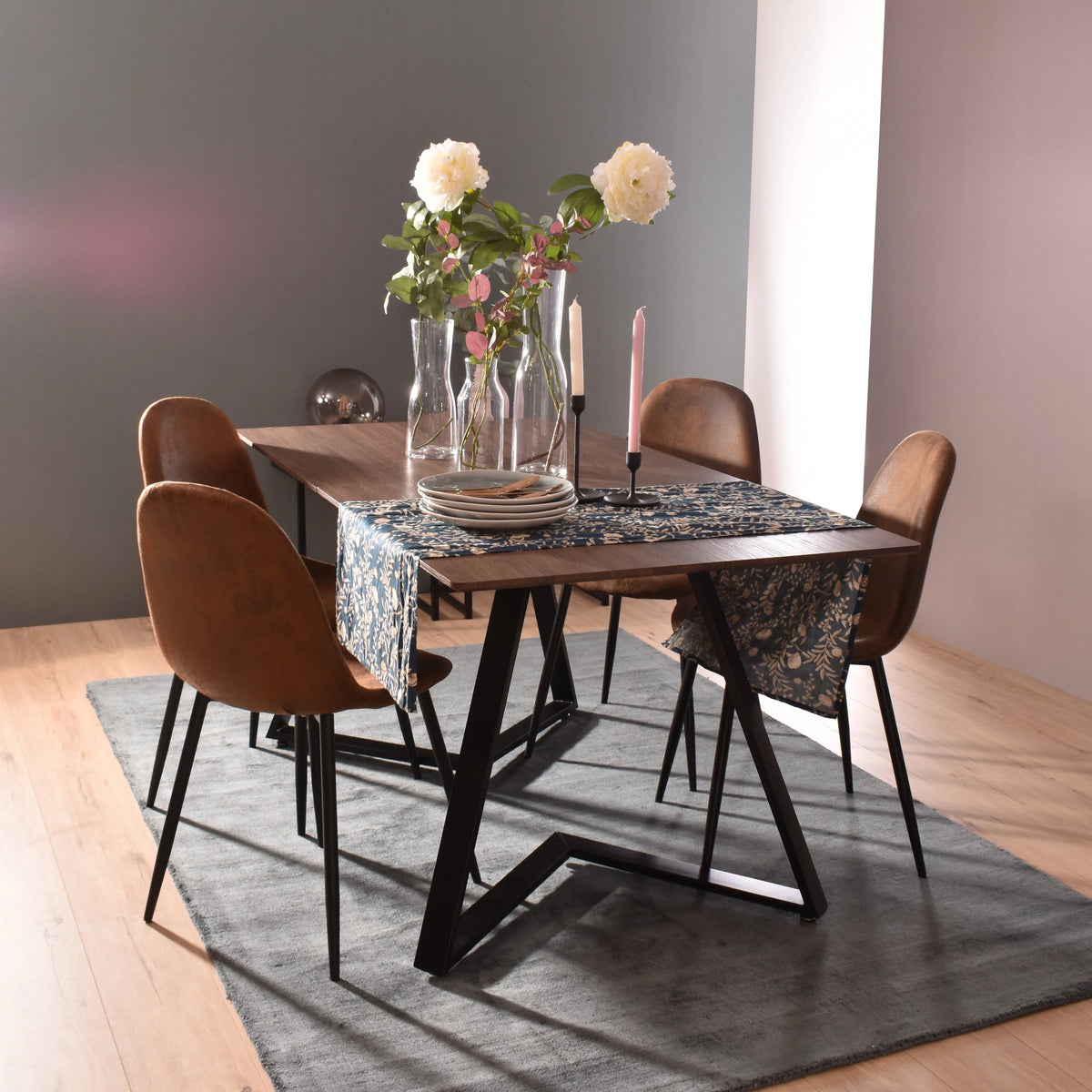 Solid Wood Rectangular Dining Table L129