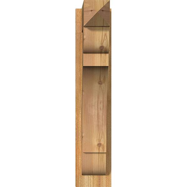 6 in. x 30 in. x 18 in. Western Red Cedar Rough Sawn Outlooker R8084