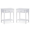 White Nightstand Set X338