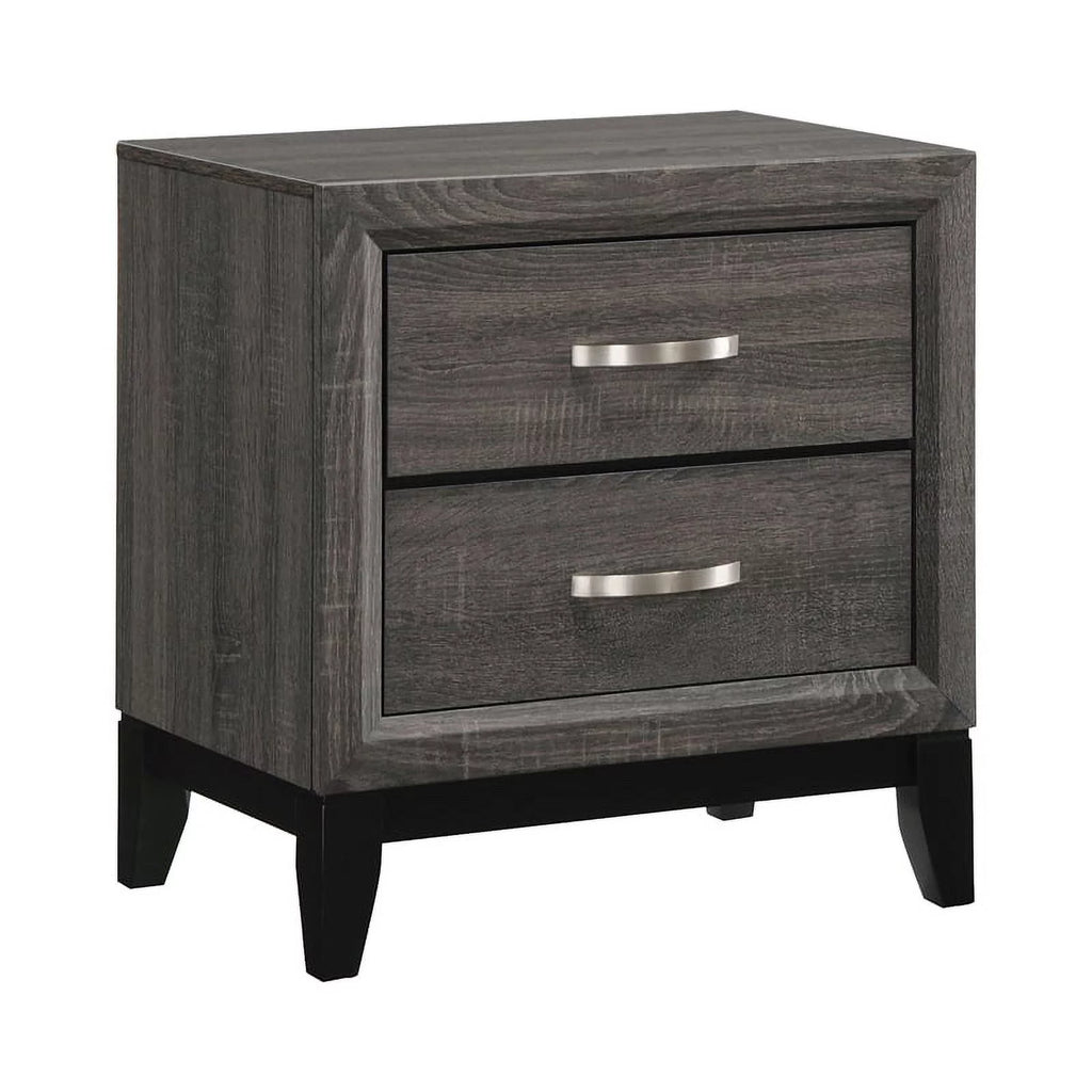 5-piece Full Panel Bedroom Set Grey Oak J85183