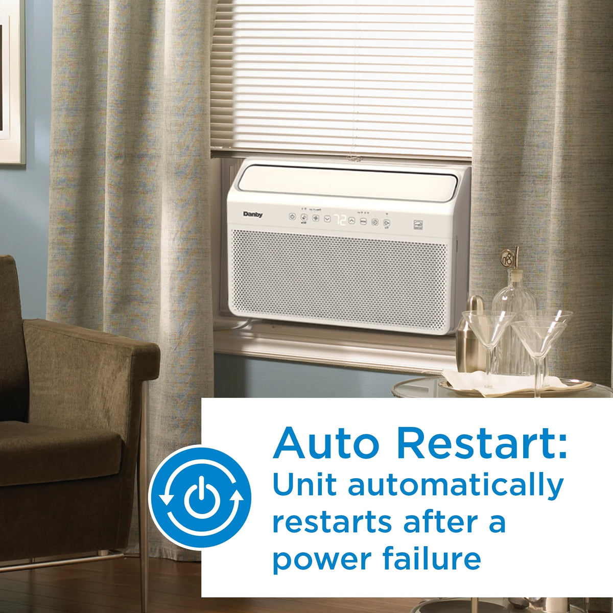 10,000 BTU White Window Air Conditioner G768