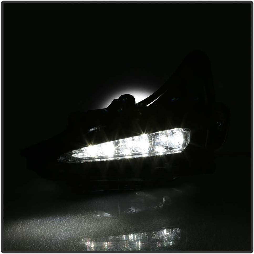 LED Bumper Fog Driving Lights with Switch Assembly Driver & Passenger Side S8005