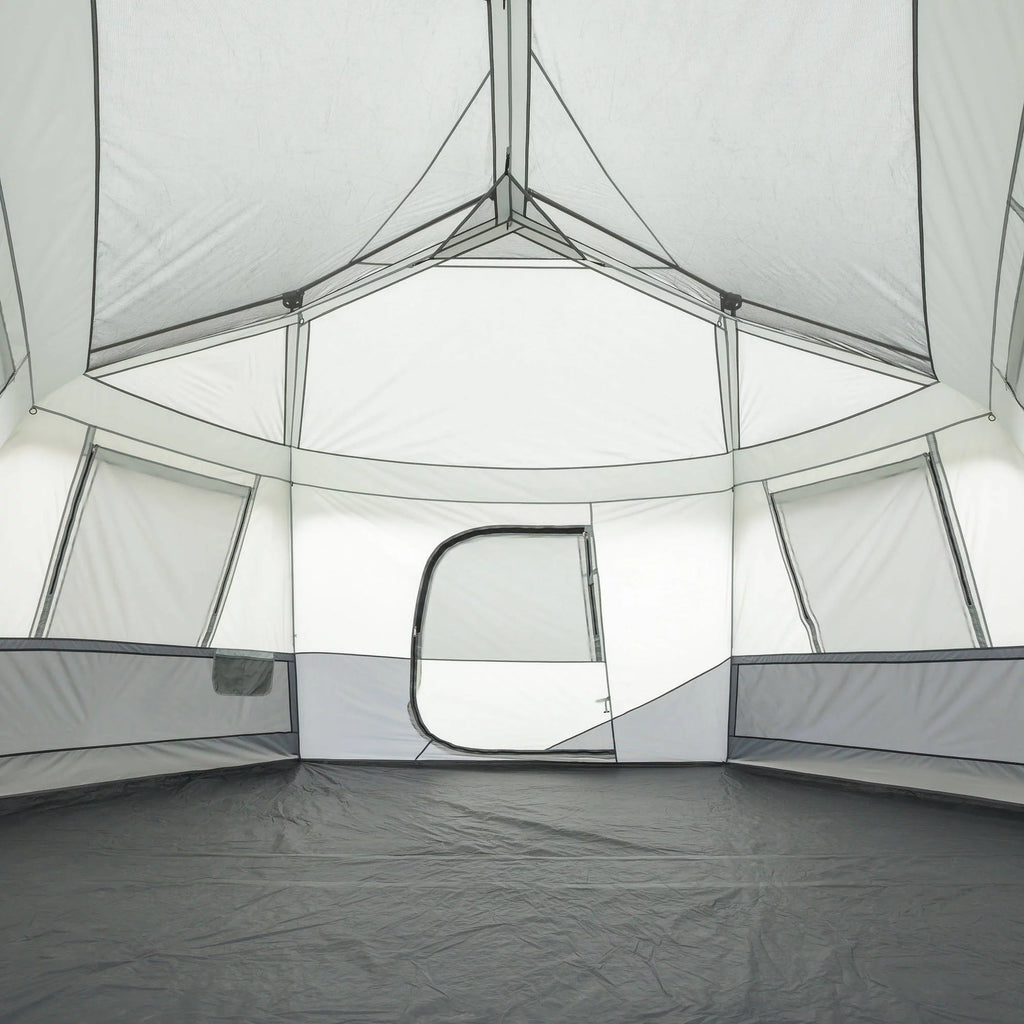 17' x 15' 11 Person Instant Hexagon Cabin Tent Y31575