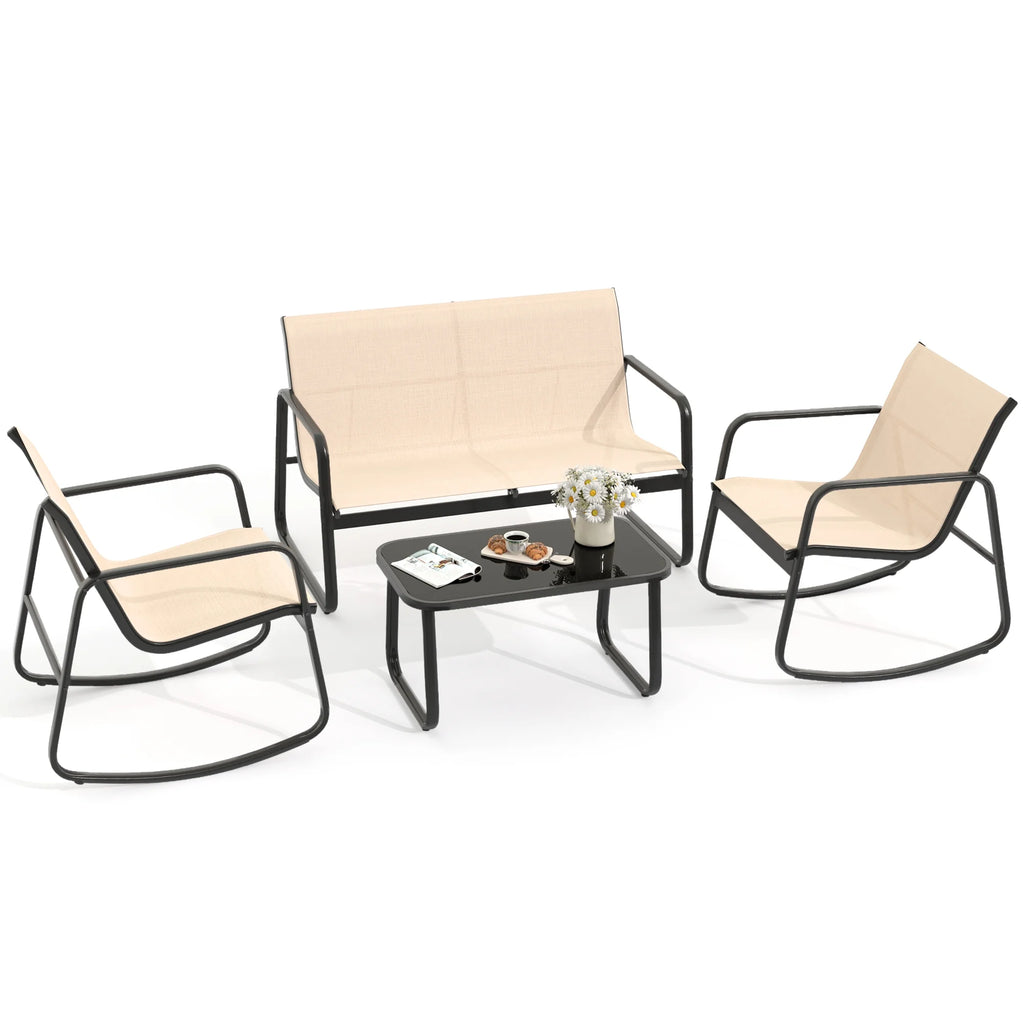 4-Piece Outdoor Patio Bistro Furniture Set K537