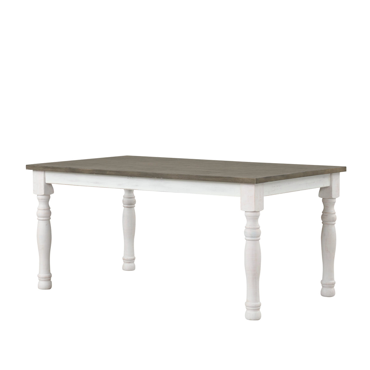 5-Piece Two-tone Brown and White Dining Set O21130