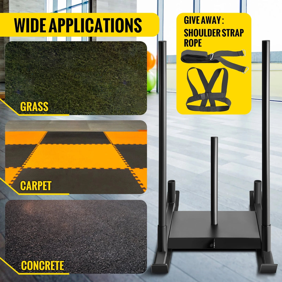 500lbs Capacity Training Sled P28838