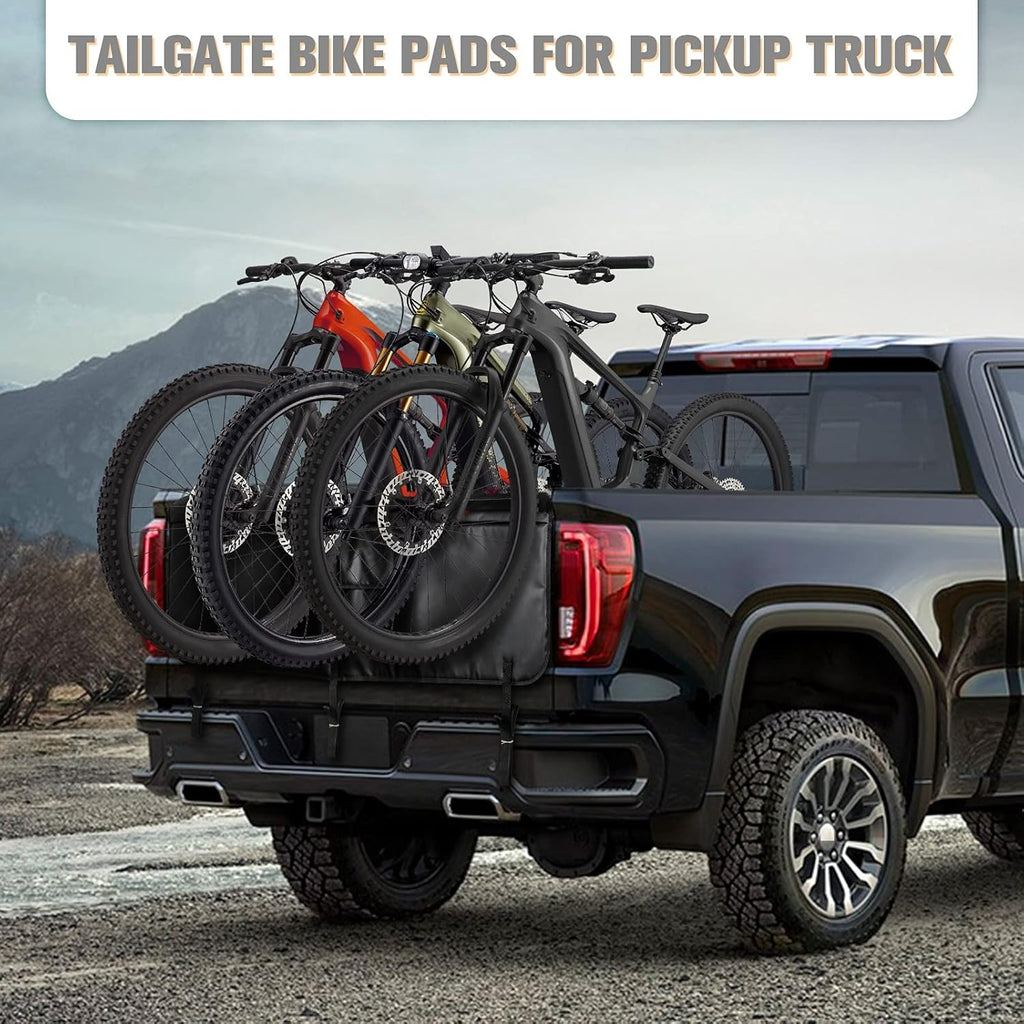 Tailgate Pad for Pickup Truck Bike Rack up to 5 Bikes Y79330