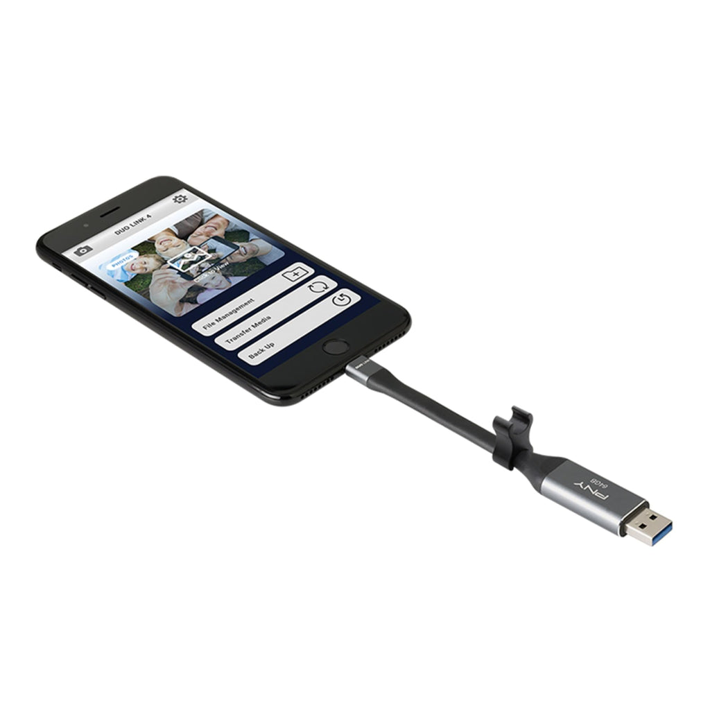 64GB USB 3.0 OTG Flash Drive, Metal Gray F326