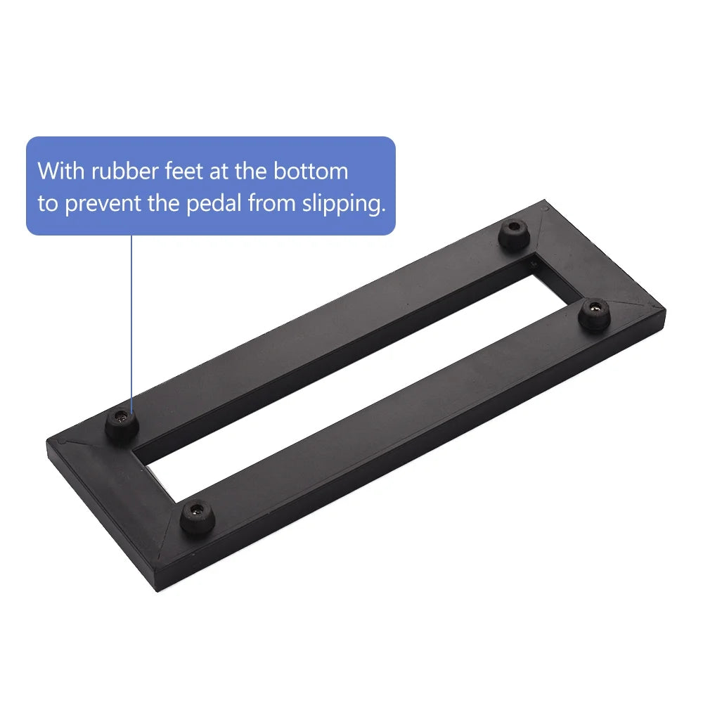Guitar Effect Pedal Board Holder with Fastening Tapes Cable Tie Patch O456594