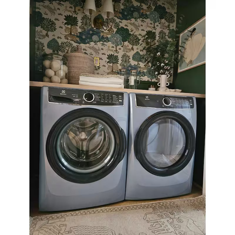 Electric Dryer with Instant Refresh in Glacier Blue C82603