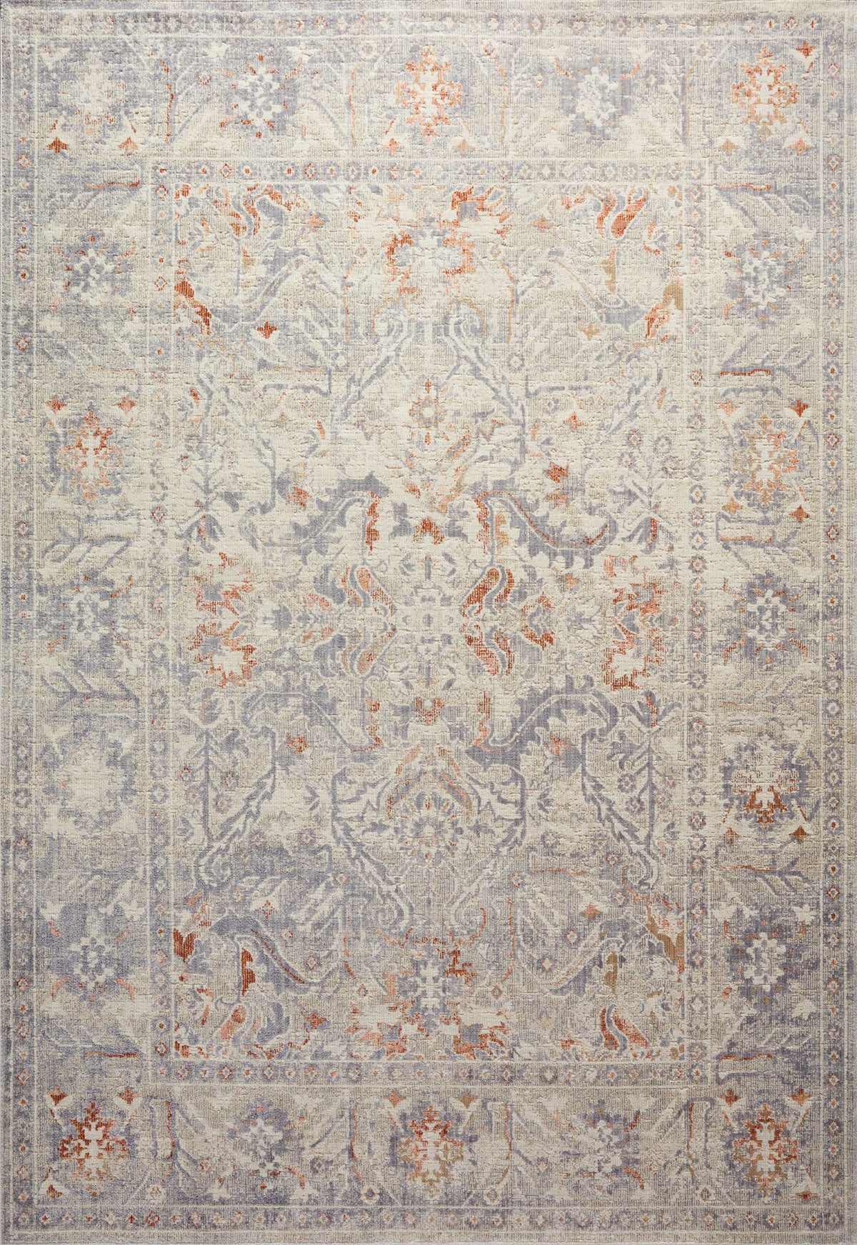 Oatmeal Lavender Rug 3'7 x 5'7 I24037