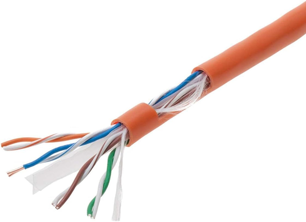 CAT6 1000ft UTP White Ethernet Solid Cable 23AWG J81253