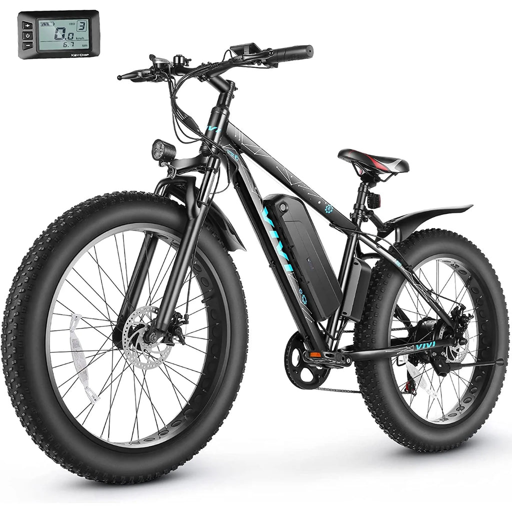 26 x 4.0 Fat Tire 500W All Terrain Electric Bike D99896